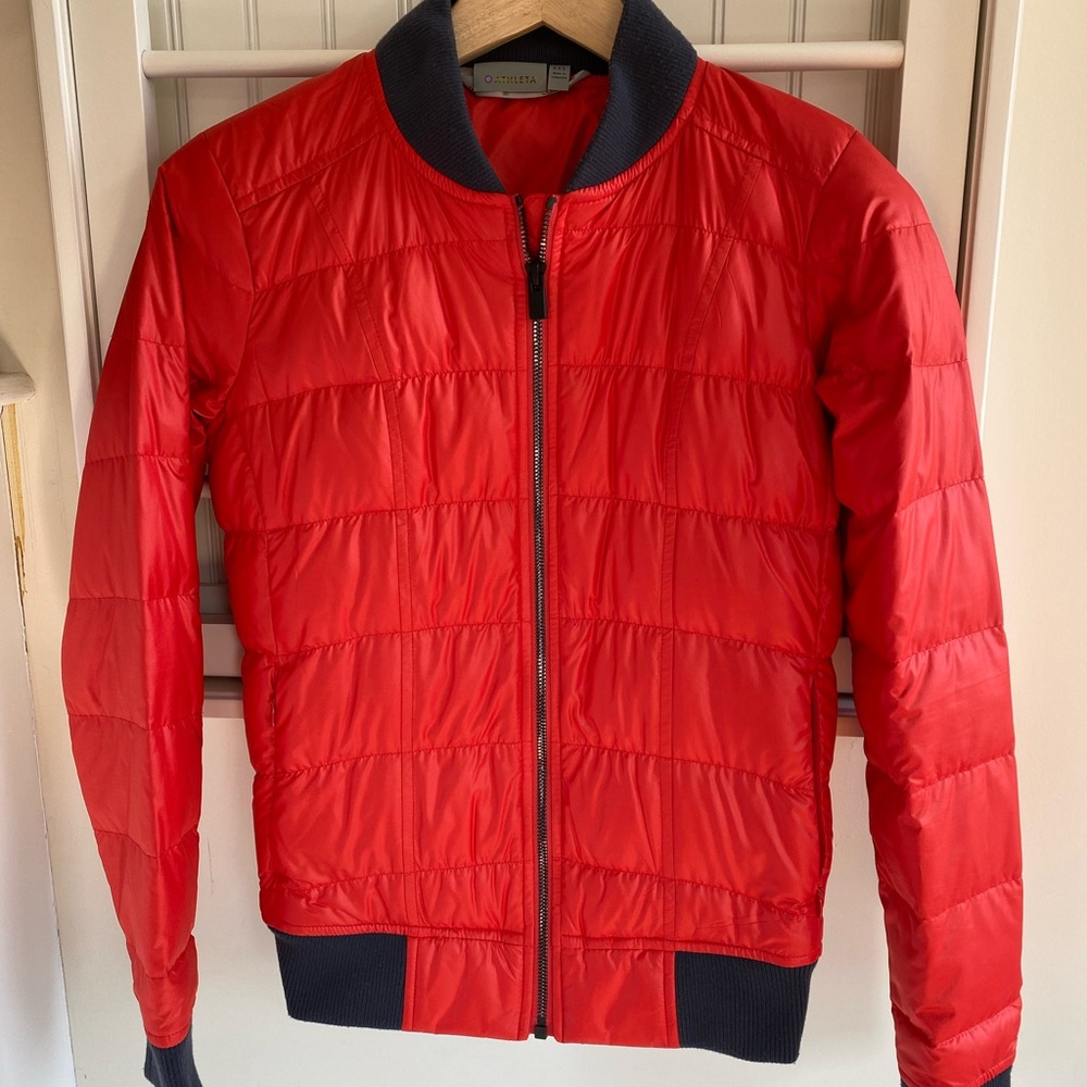 Athleta woman’s coral jacket size xxs